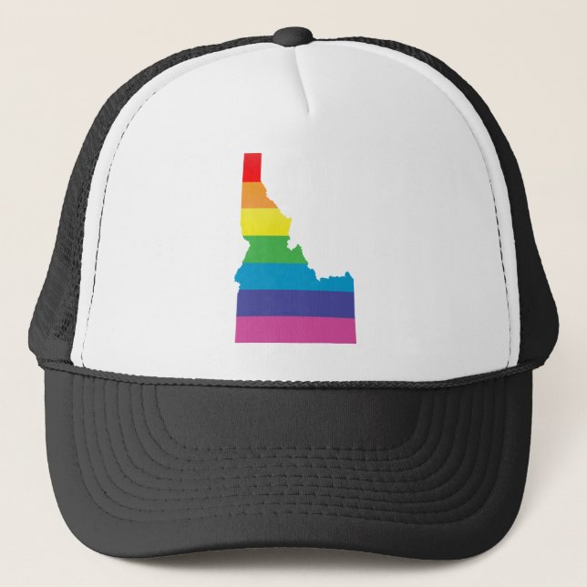 Boné orgulho de idaho. listrado (Frente)