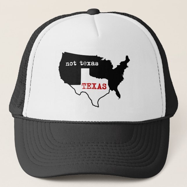 Boné Orgulho de Texas! Texas/não Texas (Frente)