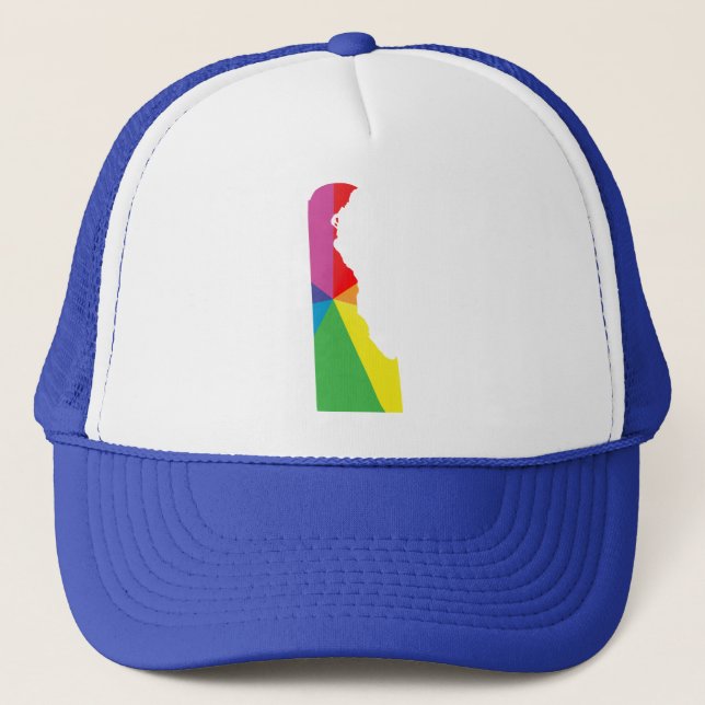Boné orgulho delaware. angustiado. (Frente)