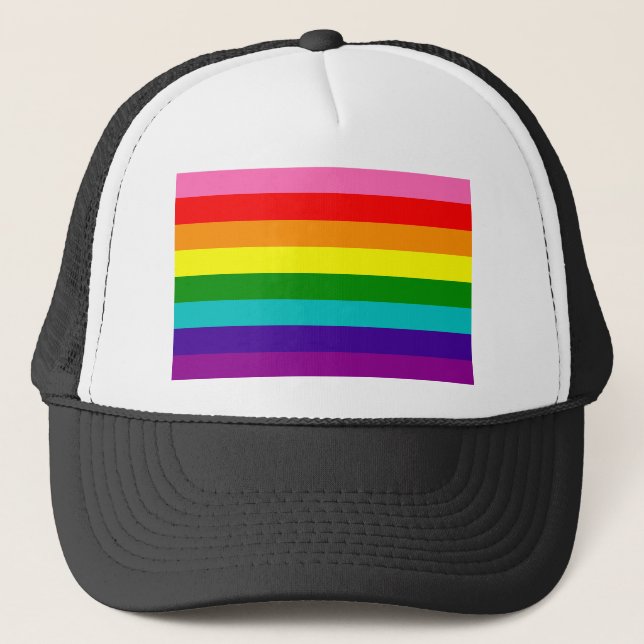 Boné Orgulho do Arco-Íris 8 Retroativo (Frente)