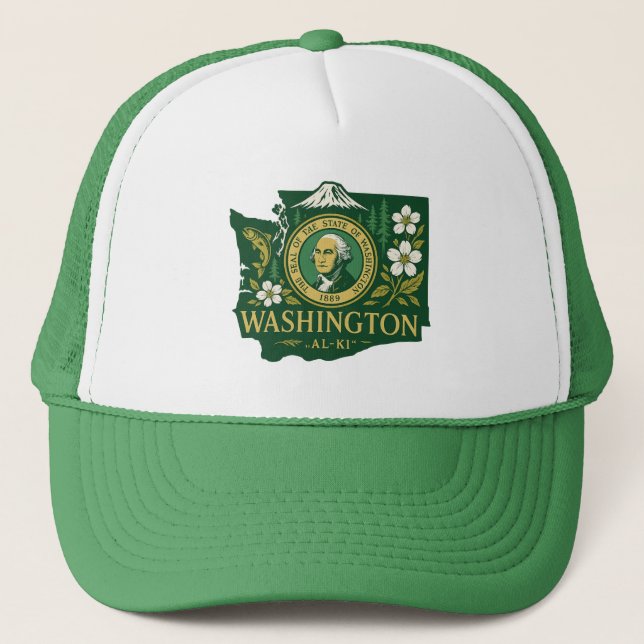 Boné Orgulho estatal de Washington (Frente)