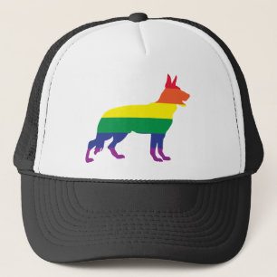 Boné Orgulho gay do german shepherd