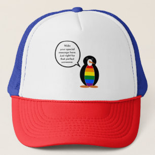 Boné Orgulho Gay Falando Pinguim Personalizado
