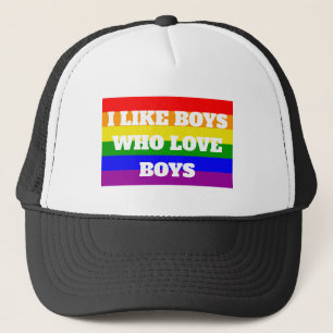 Boné Orgulho gay I gosta de meninos que amam meninos