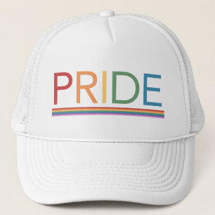 Boné Orgulho gay Rainbow LGBT Trucker Hat