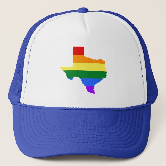 Boné Orgulho gay| Texas Rainbow (Frente)