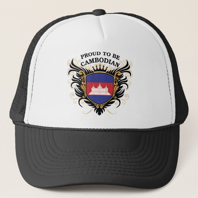 Boné Orgulhoso ser cambojano (Frente)