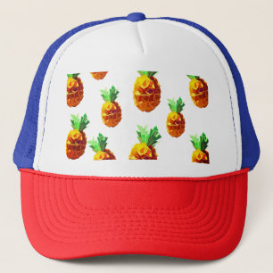 Boné Origami Pineapple Art Trucker Hat