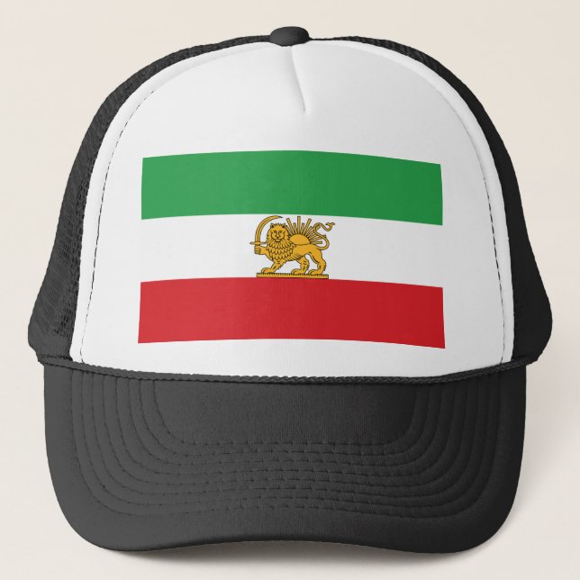 Boné Original Iranian Lion and Sun Historic Flag (Frente)