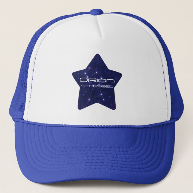 Boné Orion StarSeed Trucker Hat | Calçado Cósmico (Frente)
