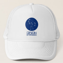 Boné Orion StarSeed Trucker Hat - Design Azul e Branco