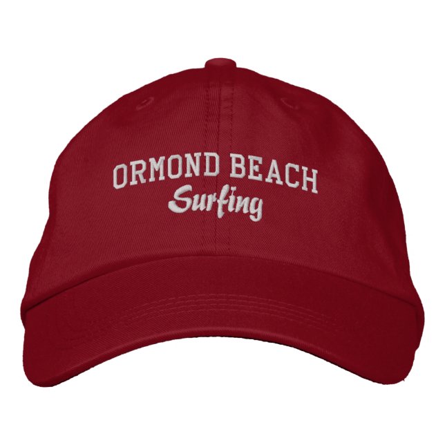 Boné Ormond Beach Surfing Bordered Baseball Hat (Frente)