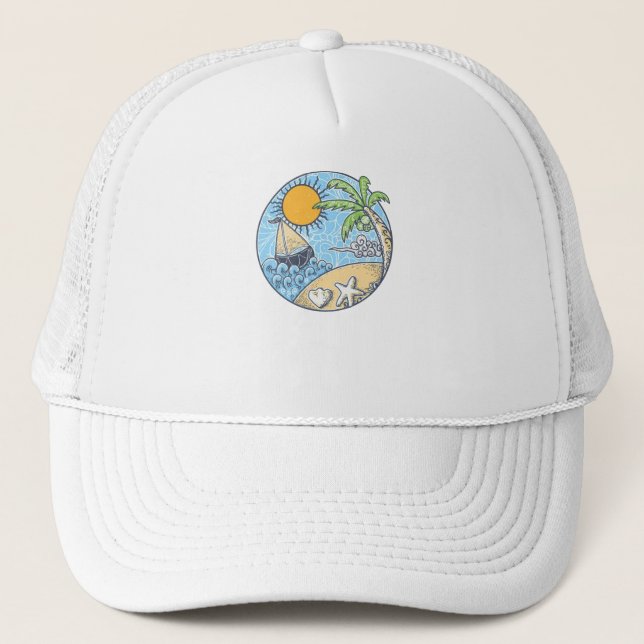 Boné Ornamento de Verão (Frente)