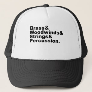 Boné Orquestra de latas e de vento e de perfuração