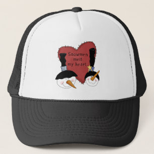 Boné Os bonecos de neve derretem meus camiseta e