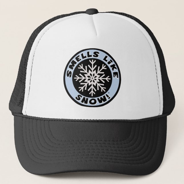 Boné Os cheiros gostam da neve! (Frente)