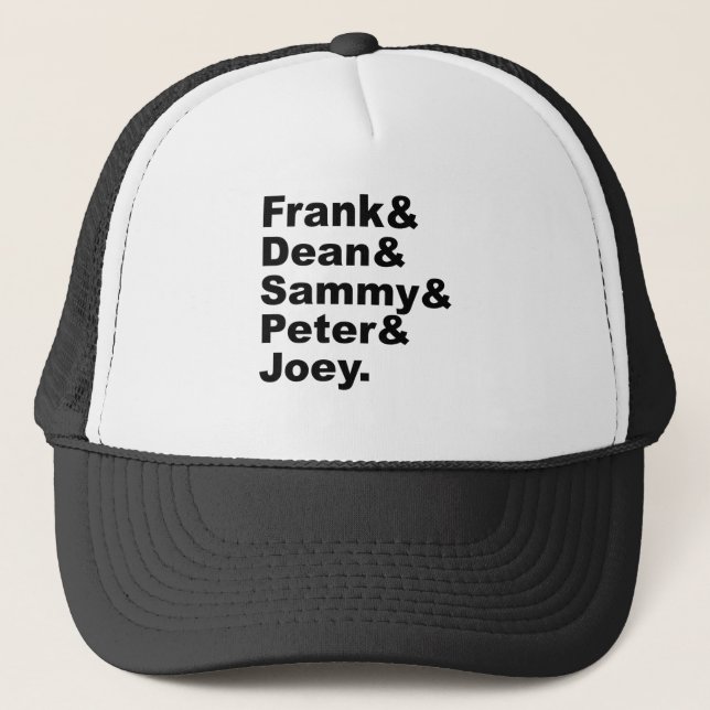 Boné Os Cinco Ratos | Frank Dean Sammy Joey & Peter (Frente)