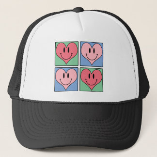 Boné Os corações bonitos dos namorados de sorriso, eu