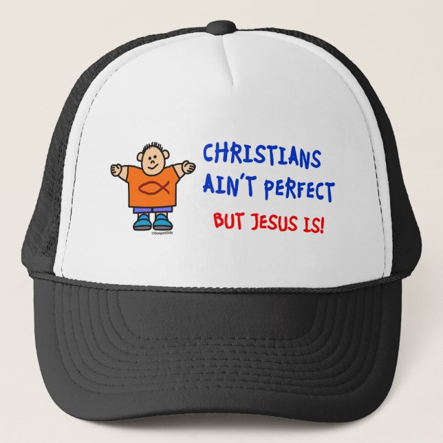 Boné Os cristãos não são perfeitos (Frente)