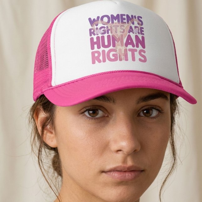 Boné Os Direitos das Mulheres São Direitos Humanos (Criador carregado)