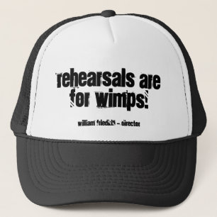 Boné Os ensaios são para wimps! ,