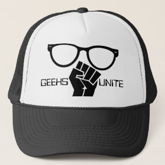 Boné Os geeks unem-se! Chapéu do camionista