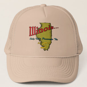 Boné Os idiota do ~ da divisa de Illinois IL somente