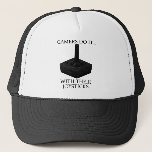 Boné Os jogadores fazem... Com seus controles. (Frente)
