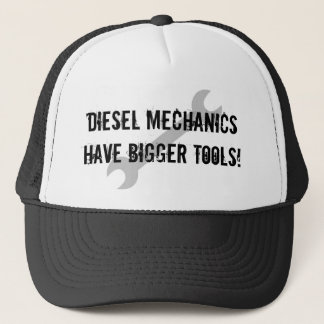 Boné Os mecânicos diesel têm umas ferramentas mais