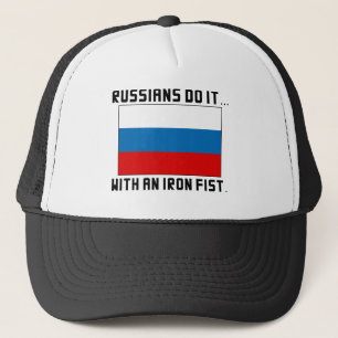 Boné Os Russos Fazem... Com Punho De Ferro
