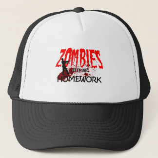 Boné Os zombis do chapéu do zombi comeram meus