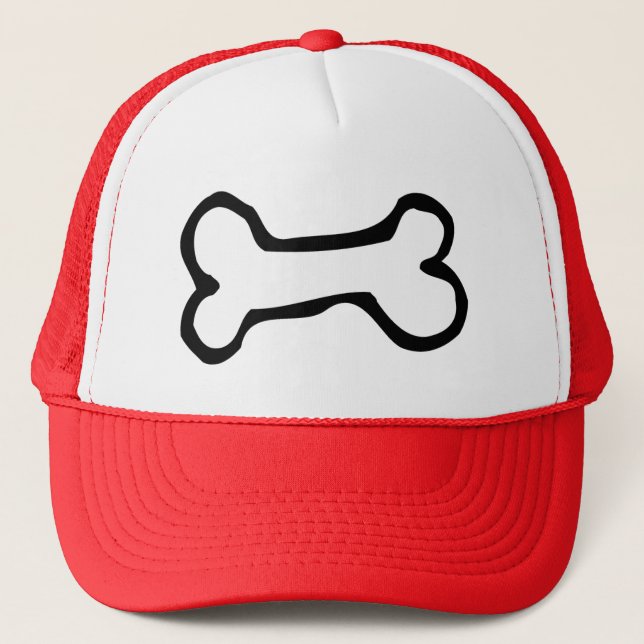Boné Osso de cão bonito dos desenhos animados (Frente)