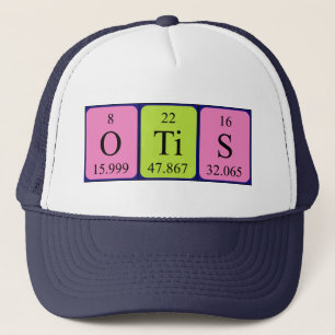 Boné Otis periodic table name hat