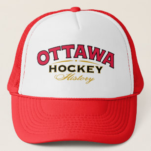Boné Ottawa Hockey History Hock Hat Hat