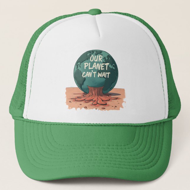 Boné Our Planet Can’t Wait – Climate Action (Frente)