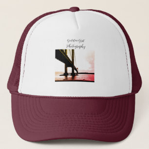 Boné Ouro Grit Fotografia Trucker Hat