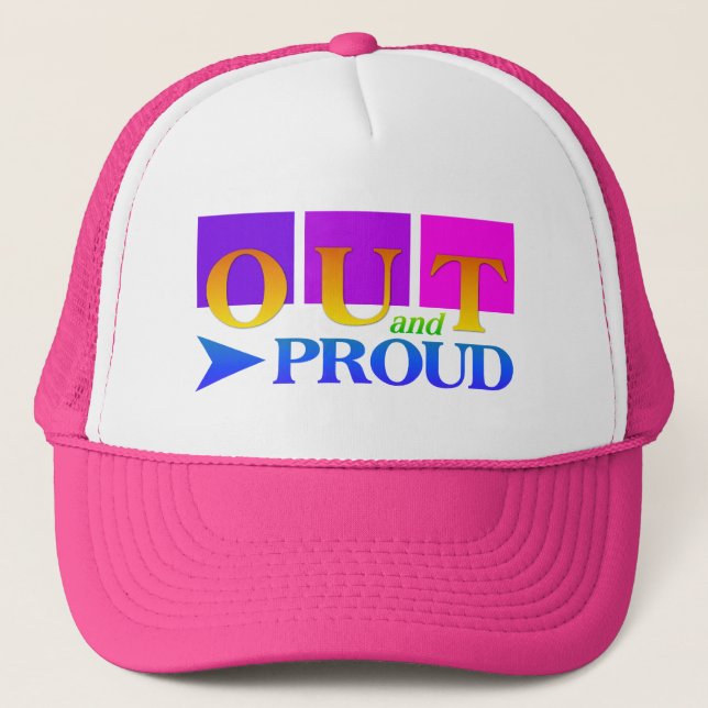 Boné OUT & PROUD hat - choose color (Frente)