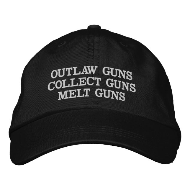 BONÉ OUTLAW GUNS COLLECT GUNS MELT GUNS (Frente)