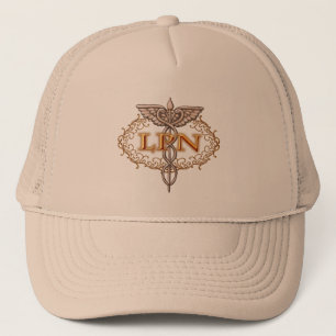 Boné Oval Caduceus LPN Enfermeiro Hat