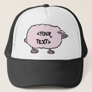 Boné Ovelha Rosa, <YOUR TEXT>