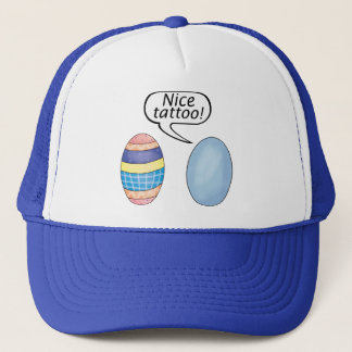 Boné Ovos da páscoa agradáveis do tatuagem