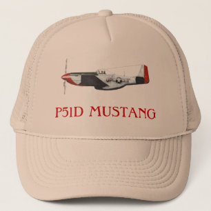 Boné p51d Mustang Trucker Hat