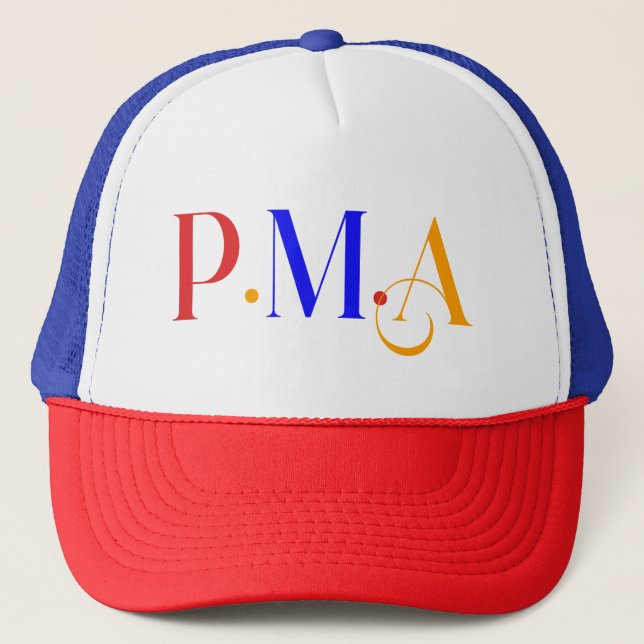 Boné P.M.A. Controladores de Atitude Mental Positivos e (Frente)
