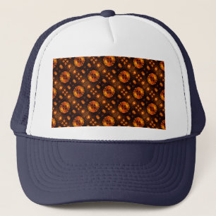Boné Padrão de Arte Abstrata Boho Elegante Moderno Dour