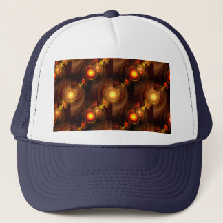 Boné Padrão de Arte Abstrata Boho Moderno Elegante Dour