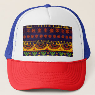 Boné Padrão tribal, versátil para vários usos.