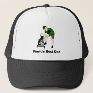 Boné Padre Lawnmower, o melhor Pai do mundo em Watercol