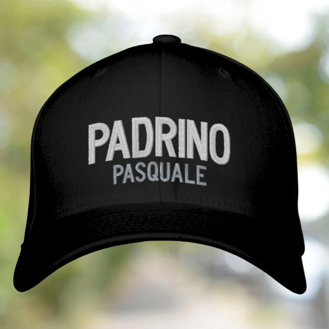 Boné Padrino (padrinho) bordado personalizado (Criador carregado)
