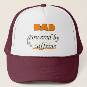 Boné Pai alimentado pela cafeína