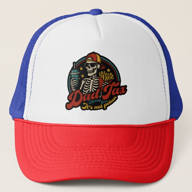 Boné Pai certeza de que não é esqueleto venenoso (Frente)